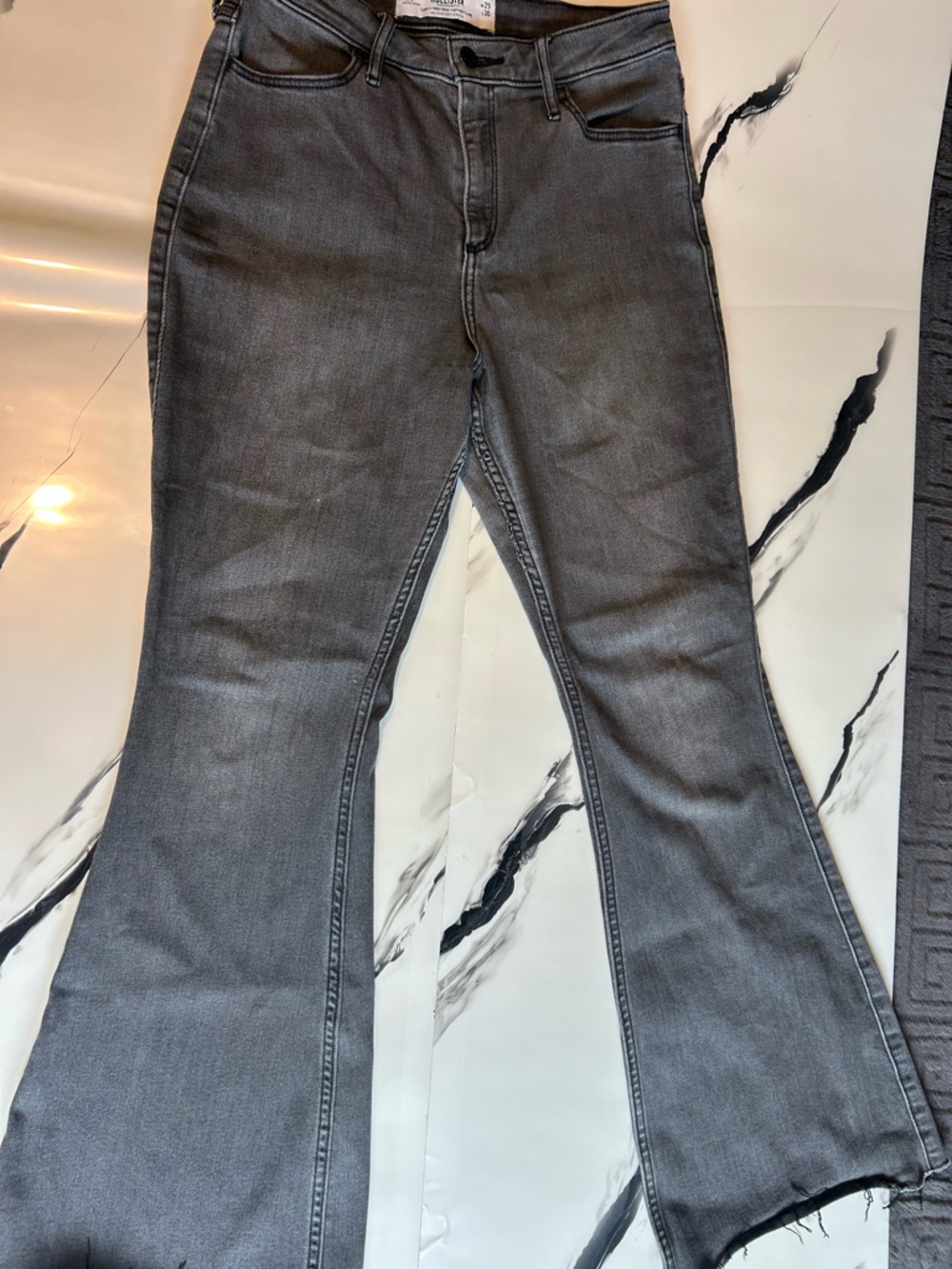 Hollister Gray Straight Jeans